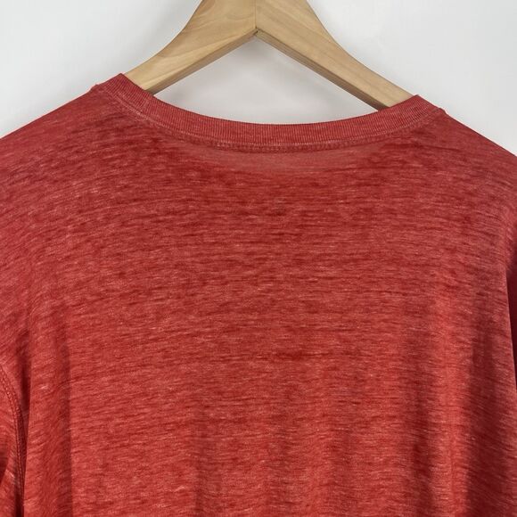 Free People Movement T Shirt Size XS Womens Red Keep Rolling Long Sleeve Top - Picture 7 of 9